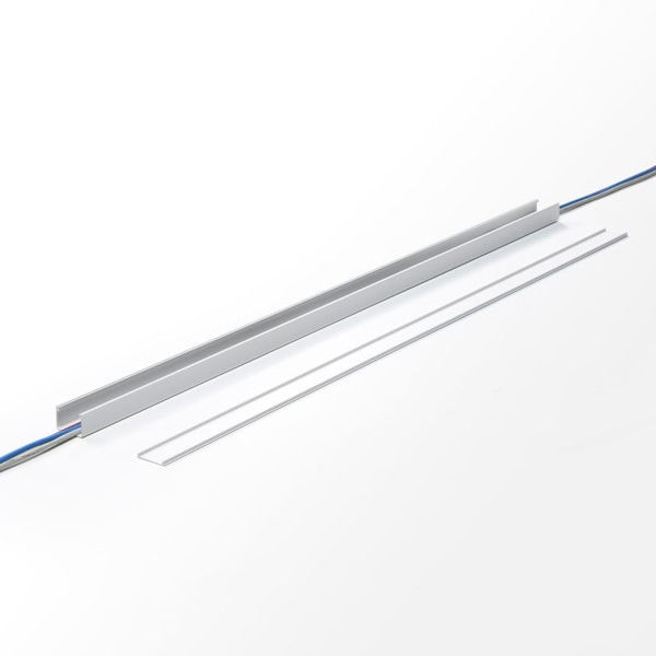 サンワサプライ 配線ダクト 幅40mm ホワイト CA-KK40W 1個(ご注文単位1個)【直送品】