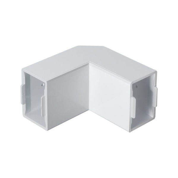 サンワサプライ 配線ダクト接続部品 幅60mm用 内外L型 ホワイト CA-KK60DR 1個（ご注文単位1個）【直送品】