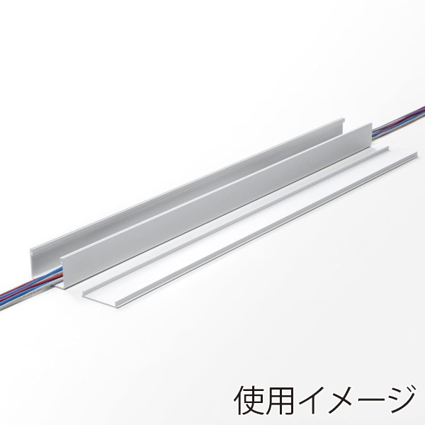 サンワサプライ 配線ダクト 幅80mm ホワイト CA-KK80W 1個(ご注文単位1個)【直送品】