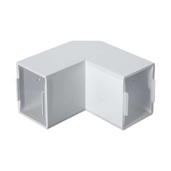 サンワサプライ 配線ダクト接続部品 幅80mm用 内外L型 ホワイト CA-KK80DR 1個(ご注文単位1個)【直送品】