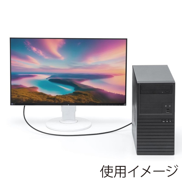 サンワサプライ ディスプレイポート-HDMI変換ケーブル 8K対応 1m ブラック KC-DPHD8K10 1個(ご注文単位1個)【直送品】