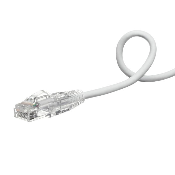 サンワサプライ LANケーブル カテゴリ6 1m ホワイト KB-SL6YS-01W 1個（ご注文単位1個）【直送品】