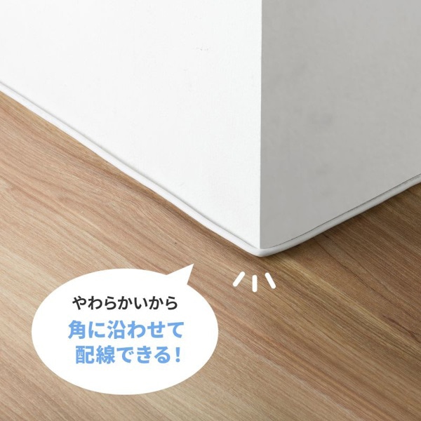 サンワサプライ LANケーブル カテゴリ6 1m ホワイト KB-SL6YS-01W 1個（ご注文単位1個）【直送品】