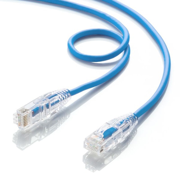 サンワサプライ LANケーブル カテゴリ6 1m ブルー KB-SL6YS-01BL 1個（ご注文単位1個）【直送品】