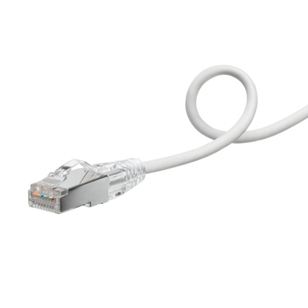 サンワサプライ LANケーブル カテゴリ7 1m ホワイト KB-SL7YS-01W 1個(ご注文単位1個)【直送品】