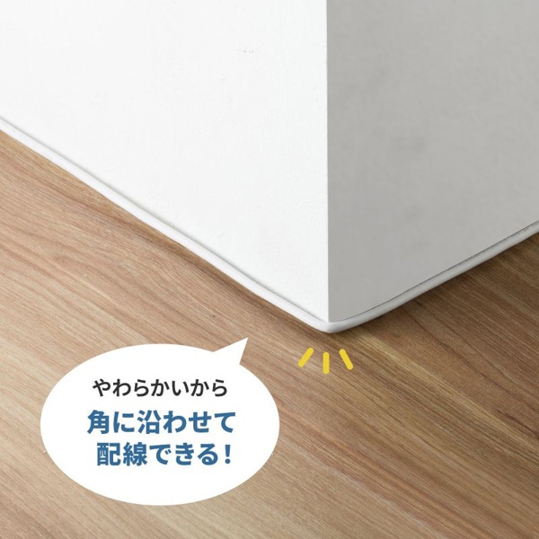 サンワサプライ LANケーブル カテゴリ6A 1m ホワイト KB-SL6AYS-01W 1個(ご注文単位1個)【直送品】