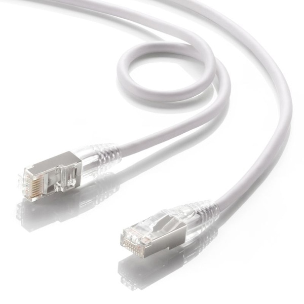 サンワサプライ LANケーブル カテゴリ5e STP 1m ホワイト KB-SL5STPS-01W 1個（ご注文単位1個）【直送品】