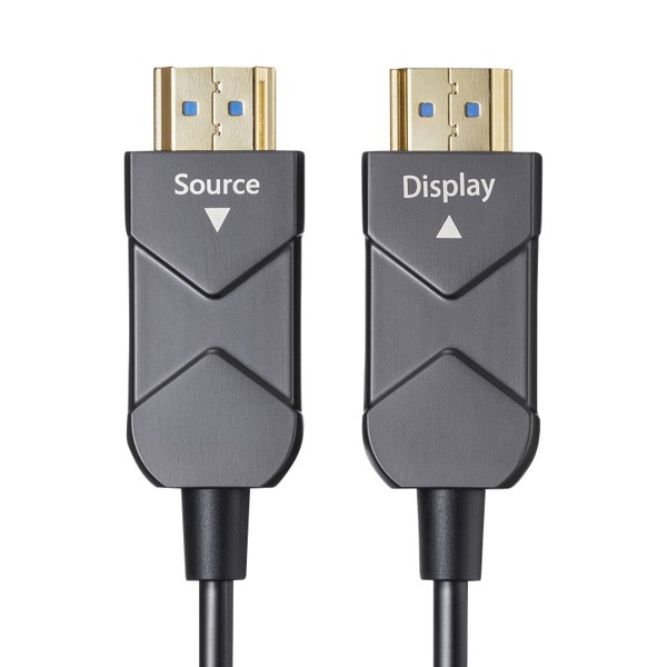 サンワサプライ 光ファイバ HDMIケーブル 8K／60Hz 4K／120Hz 15m KM-HD20-UFB15LP 1個（ご注文単位1個）【直送品】