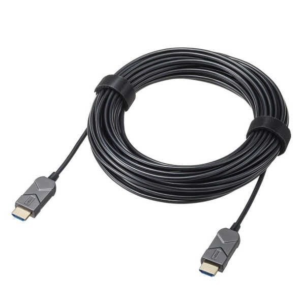 サンワサプライ 光ファイバ HDMIケーブル 8K／60Hz 4K／120Hz 15m KM-HD20-UFB15LP 1個（ご注文単位1個）【直送品】