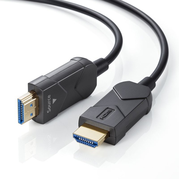サンワサプライ 光ファイバ HDMIケーブル 8K／60Hz 4K／120Hz 15m KM-HD20-UFB15LP 1個（ご注文単位1個）【直送品】