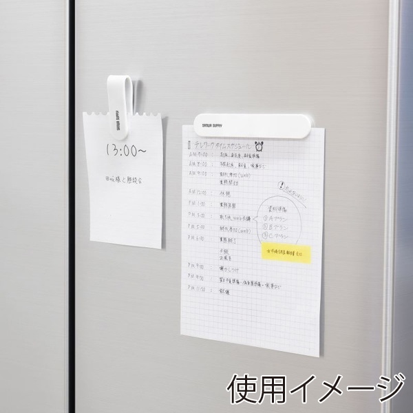 サンワサプライ マグネットケーブルクリップ ホワイト 5個入 CA-517W 1個（ご注文単位1個）【直送品】