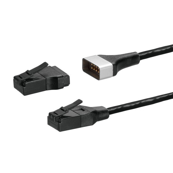 サンワサプライ ブレイクアウェイLANケーブル カテゴリ6A 10m ブラック KB-SL6ABA-10BK 1個（ご注文単位1個）【直送品】