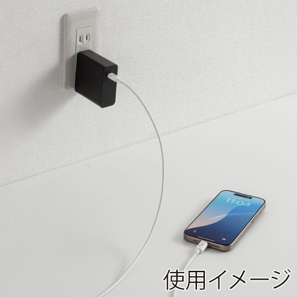 サンワサプライ USB2.0 Type-Cケーブル PD60対応 1m ホワイト KU-CCP6010W 1個（ご注文単位1個）【直送品】