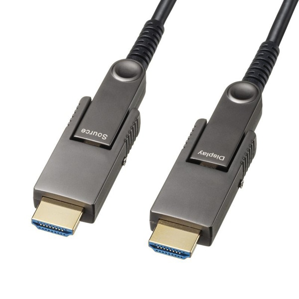 サンワサプライ 光ファイバHDMIケーブル 4K60Hz対応 10m KM-HD20-PFBAD10 1個（ご注文単位1個）【直送品】