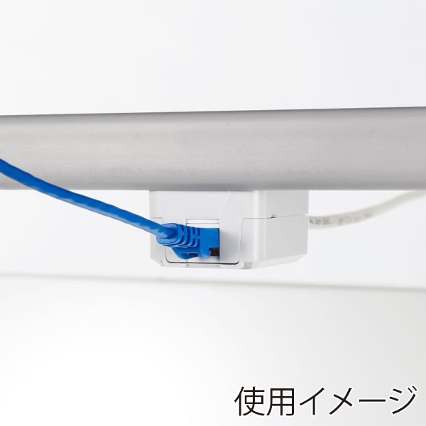 サンワサプライ ローゼットキット カテゴリ6A マグネット付き LA-RZ6A-1N 1個(ご注文単位1個)【直送品】