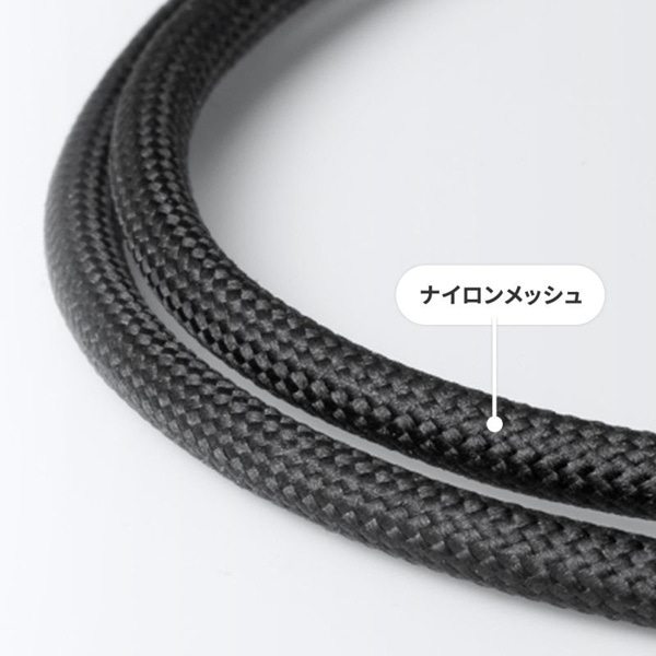 サンワサプライ USB2.0 Type-C 回転ケーブル 1.8m ブラック KU-CCP100KAW18BK 1個(ご注文単位1個)【直送品】