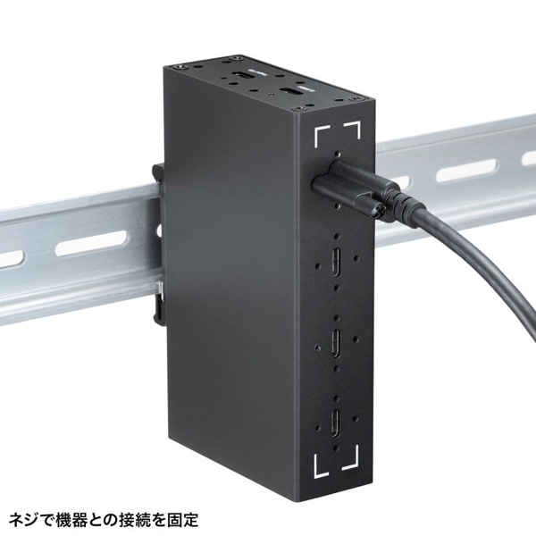 サンワサプライ USB Type-C 20Gbps対応ケーブル シングルスクリューロック 1m KU-20GCCPESSL10 1個（ご注文単位1個）【直送品】