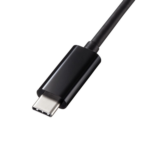 サンワサプライ USB Type-C ギガビットLANアダプタ ハブ付き パワーデリバリー対応 USB-3TCH20BK 1個（ご注文単位1個）【直送品】