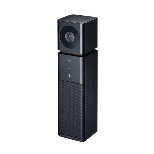 サンワサプライ カメラ内蔵USBスピーカーフォン CMS-V47BK 1個（ご注文単位1個）【直送品】