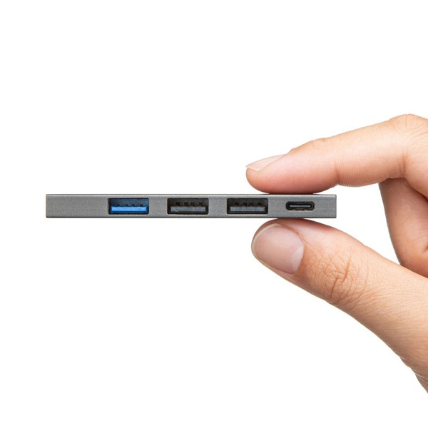 サンワサプライ USB Type-C コンボスリムハブ USB-3TCH21SN 1個（ご注文単位1個）【直送品】