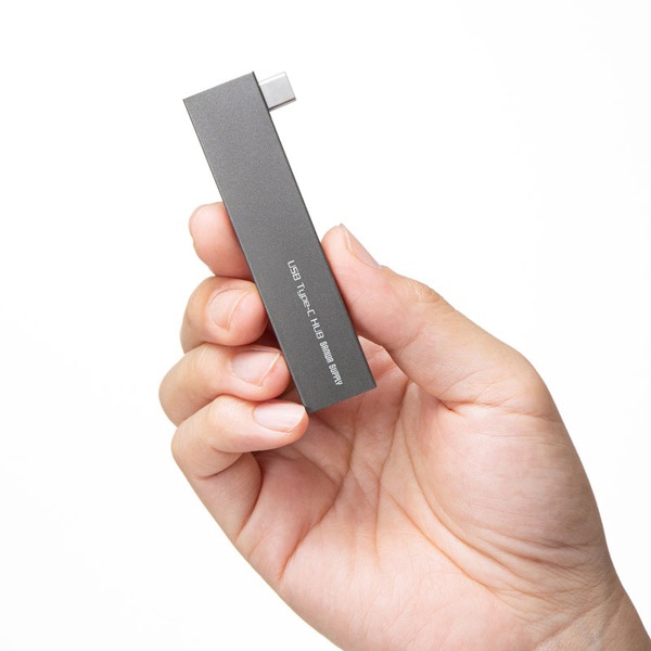 サンワサプライ USB Type-C コンボスリムハブ USB-3TCH21SN 1個（ご注文単位1個）【直送品】