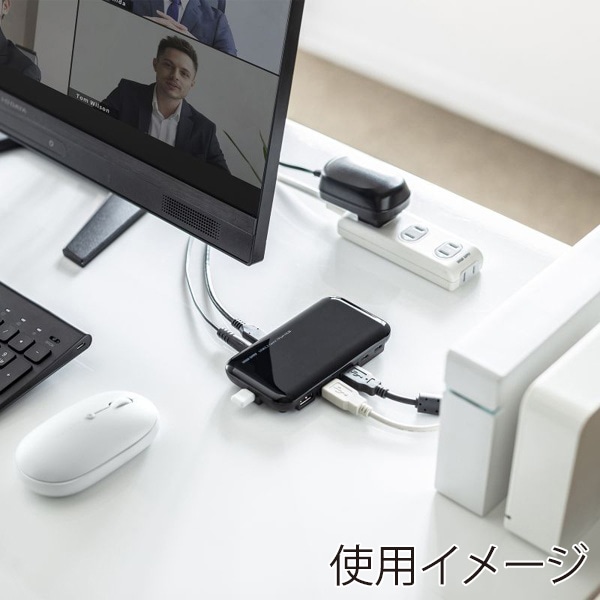 サンワサプライ USB Type-C 7ポートハブ 3.2Gen2対応 USB-3TCH38BK 1個（ご注文単位1個）【直送品】