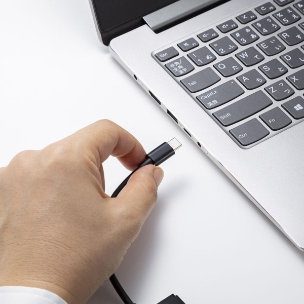 サンワサプライ USB Type-C コンパクトハブ 3ポート USB-3TCP9BK 1個（ご注文単位1個）【直送品】