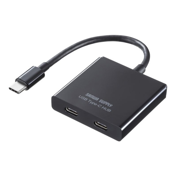 サンワサプライ USB Type-C コンパクトハブ 3ポート USB-3TCP12BK 1個（ご注文単位1個）【直送品】