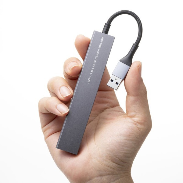 サンワサプライ USB 5Gbpsスリムハブ 3ポート USB-3HC320MS 1個（ご注文単位1個）【直送品】