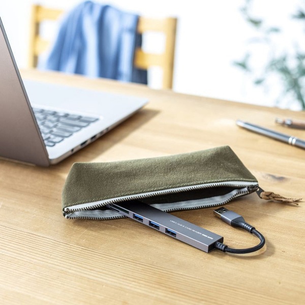 サンワサプライ USB 5Gbpsスリムハブ 3ポート USB-3HC320MS 1個（ご注文単位1個）【直送品】