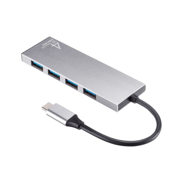 サンワサプライ USB Type-Cハブ USB10Gbps対応 USB-A×4ポート USB-10TC13SV 1個（ご注文単位1個）【直送品】