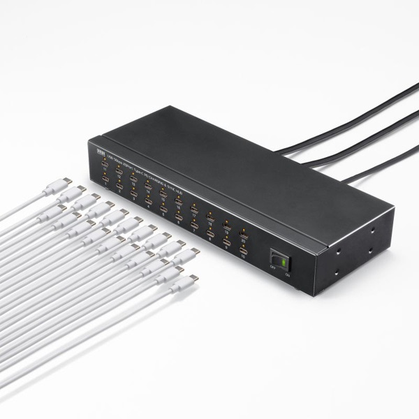 サンワサプライ USB5GbpsType-C ハブ 20ポート USB-5TCPS20 1個（ご注文単位1個）【直送品】