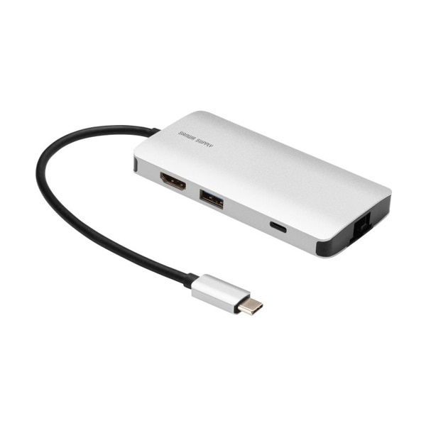 サンワサプライ USB Type-C ドッキングステーション カードリーダー付き USB-DKM11S 1個（ご注文単位1個）【直送品】