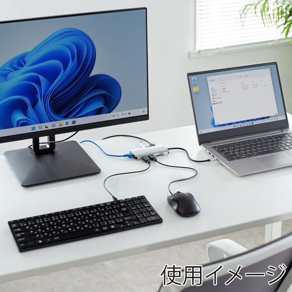 サンワサプライ USB Type-C ドッキングステーション カードリーダー付き USB-DKM11S 1個（ご注文単位1個）【直送品】