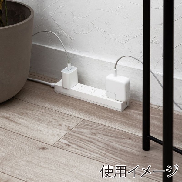 サンワサプライ 火災予防タップ 6個口 2m ホワイト TAP-TSH62N2 1個（ご注文単位1個）【直送品】