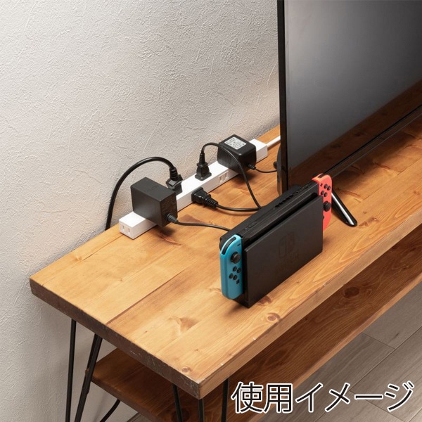 サンワサプライ スリムタップ 2P・8個口・2m TAP-SLIM8N-2 1個（ご注文単位1個）【直送品】