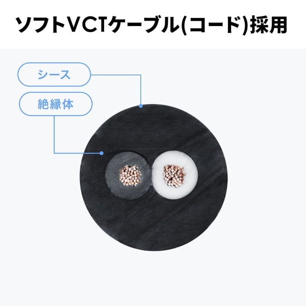 サンワサプライ 防雨型電源延長コード 2P 5m ブラック TAP-EX25B-5 1個（ご注文単位1個）【直送品】