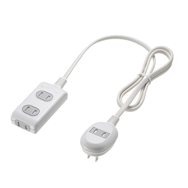 サンワサプライ プラス1個口便利タップ 2P 3個口+1個口 1m TAP-B9-1K 1個（ご注文単位1個）【直送品】