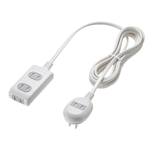 サンワサプライ プラス1個口便利タップ 2P 3個口+1個口 3m TAP-B9-3K 1個（ご注文単位1個）【直送品】