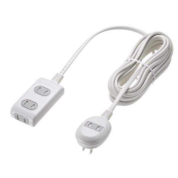 サンワサプライ プラス1個口便利タップ 2P 3個口+1個口 5m TAP-B9-5K 1個（ご注文単位1個）【直送品】