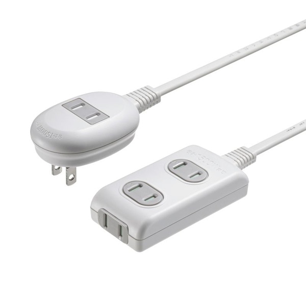 サンワサプライ プラス1個口便利タップ 2P 3個口+1個口 5m TAP-B9-5K 1個(ご注文単位1個)【直送品】