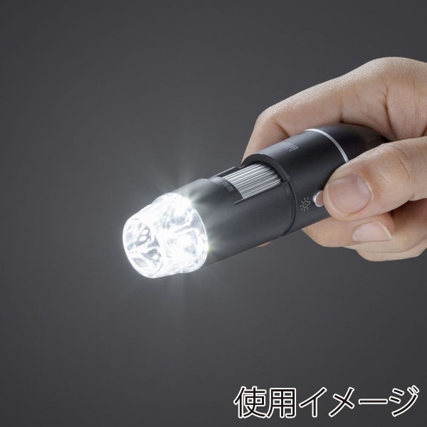 サンワサプライ USB顕微鏡 フルHD対応 LPE-08BK 1個（ご注文単位1個）【直送品】