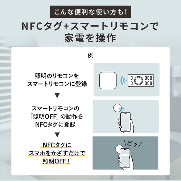 サンワサプライ NFCタグ ホワイト 100枚入 MM-NFCT100 1個（ご注文単位1個）【直送品】