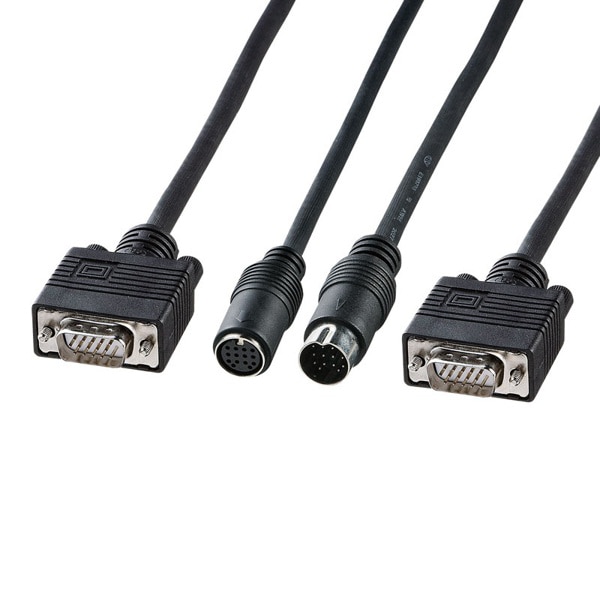 サンワサプライ ディスプレイ工事配線ケーブル アナログRGB 10m KC-K100 1個（ご注文単位1個）【直送品】