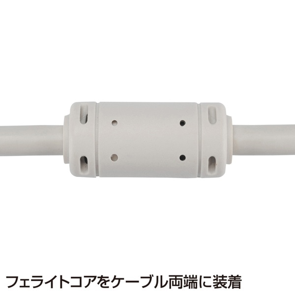 サンワサプライ DVIケーブル デュアルリンク 3m ホワイト KC-DVI-DL3K 1個(ご注文単位1個)【直送品】