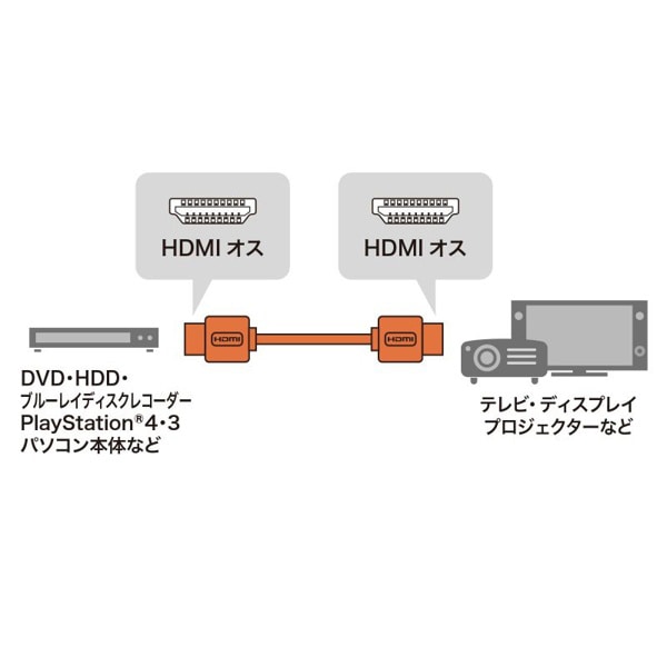サンワサプライ ハイスピードHDMIケーブル イーサネット対応 2m ブラック KM-HD20-20DBK 1個(ご注文単位1個)【直送品】