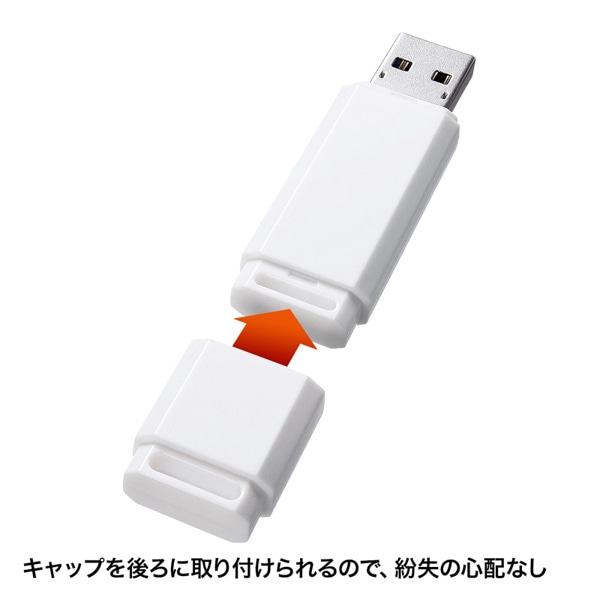 サンワサプライ USBメモリ USB3.0 8GB UFD-3U8GWN 1個(ご注文単位1個)【直送品】