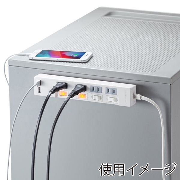 サンワサプライ 電源タップ用マグネットセット 10個入 TAP-B15N-10 1個(ご注文単位1個)【直送品】