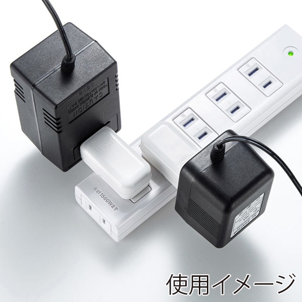 サンワサプライ スペースアダプタ 横型 2個入 2P 1個口 TAP-B55 1個（ご注文単位1個）【直送品】