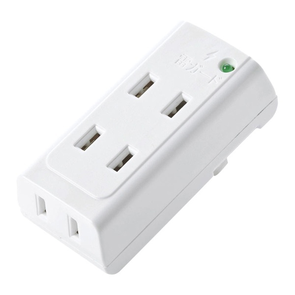 サンワサプライ 雷ガードタップ 2P・3個口 TAP-SP222 1個（ご注文単位1個）【直送品】